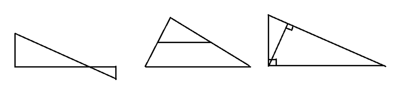 Manhattan Prep GRE Blog - GRE Geometry: 3 Ways to Spot Similar Triangles: Diagram 1